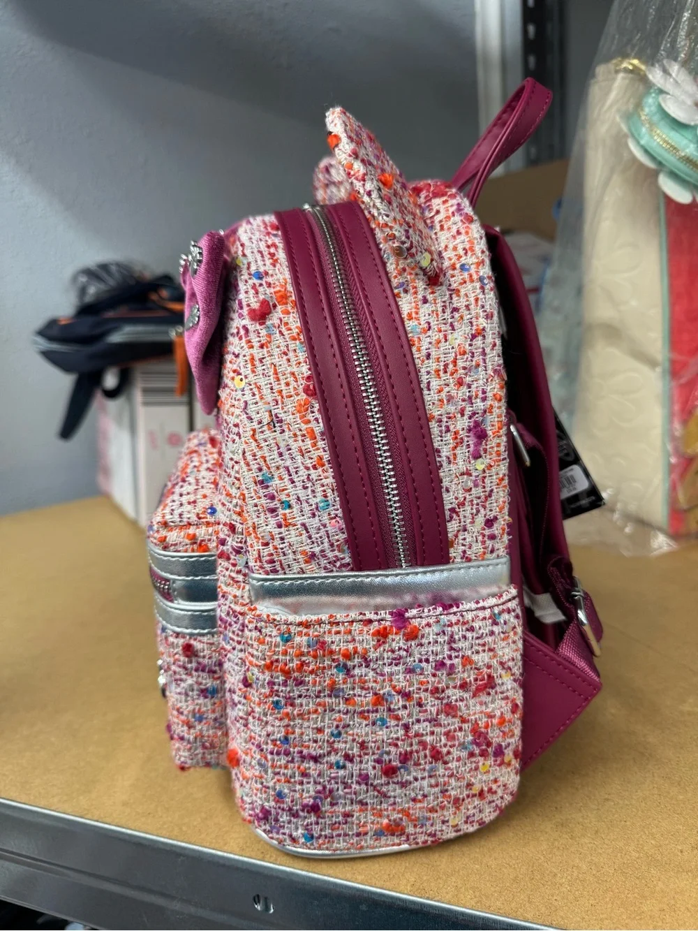 Loungefly Backpack - raspberry Bounce